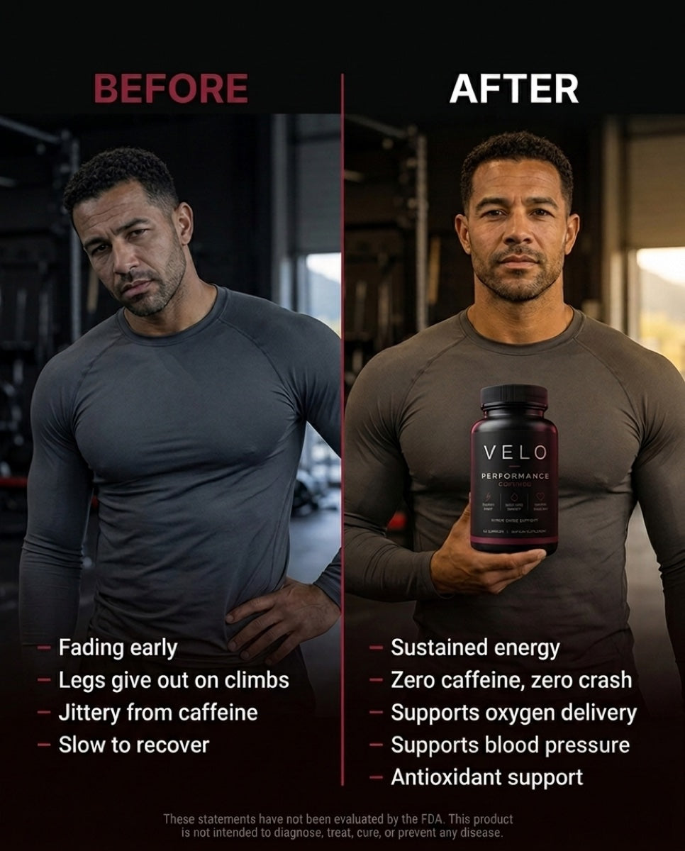 Before and after training
